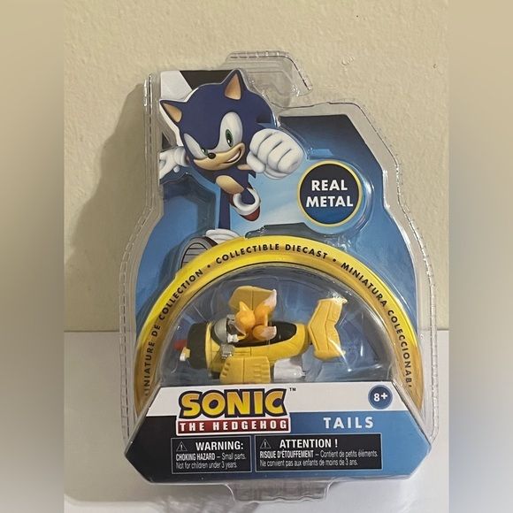 Sonic All Stars Racing Tails Real Metal Die Cast Airplane - Picture 1 of 4